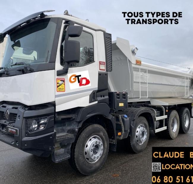 Renault 8X4 Tout Type de Transport sur devis